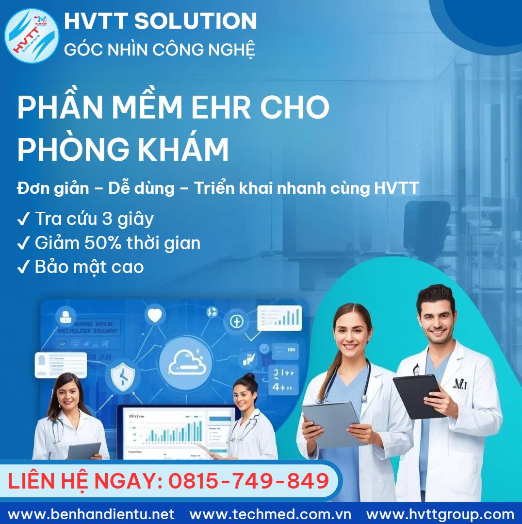 Phần mềm EHR cho phòng khám – Chìa khóa chuyển đổi số y tế tư nhân thành công năm 2026