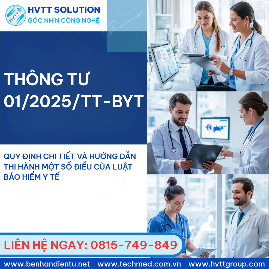 Quy định chi tiết và hướng dẫn thi hành một số điều của Luật Bảo hiểm y tế theo Thông tư 01/2025/TT-BYT