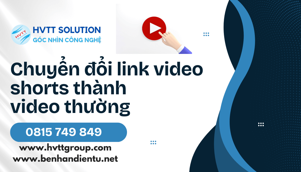 Cách chuyển link video short thành video thường