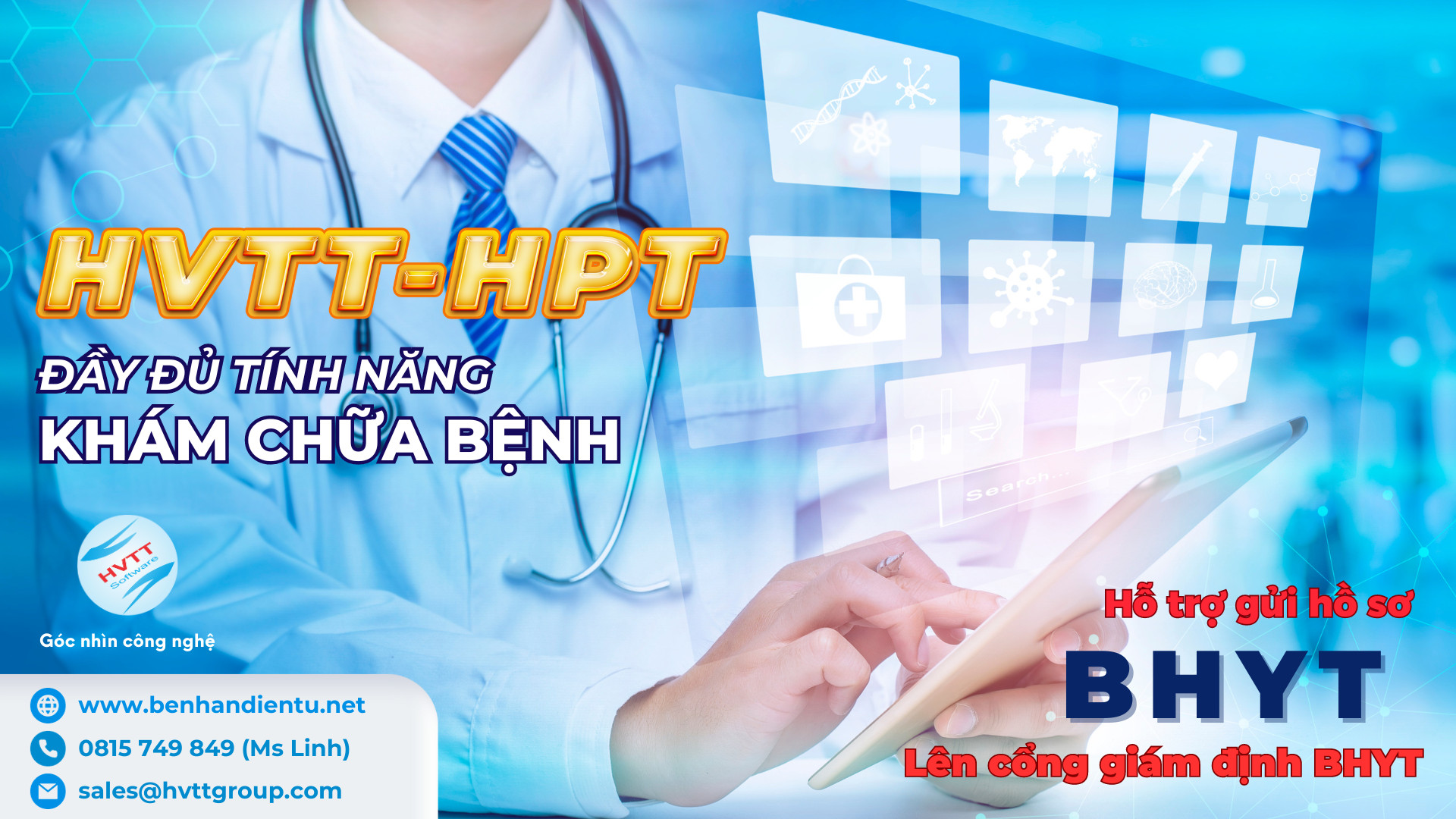 GIẢI PHÁP PHẦN MỀM QUẢN LÝ PHÒNG KHÁM ĐA KHOA CÓ KHÁM BHYT