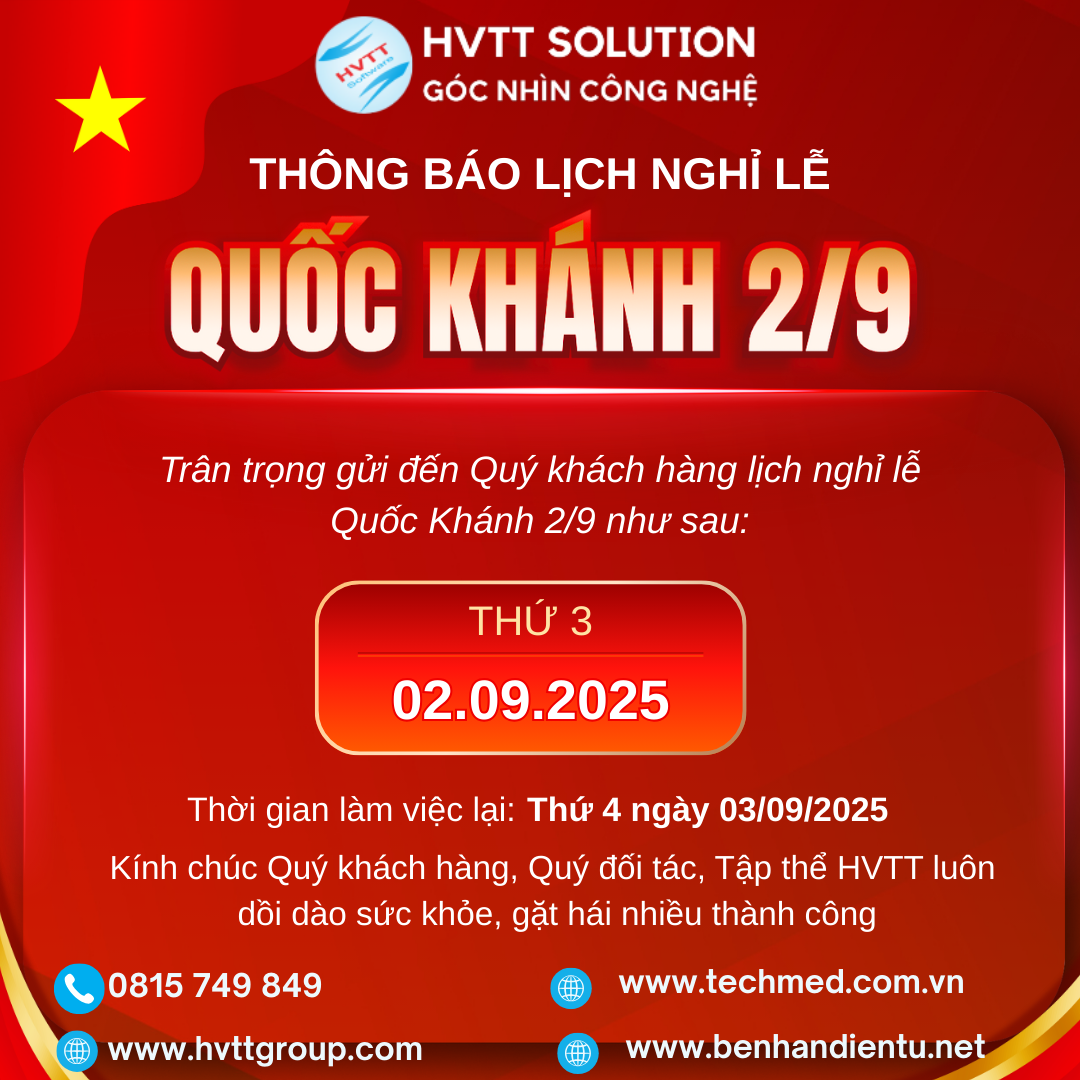 THÔNG BÁO NGHỈ LỄ QUỐC KHÁNH 2-9